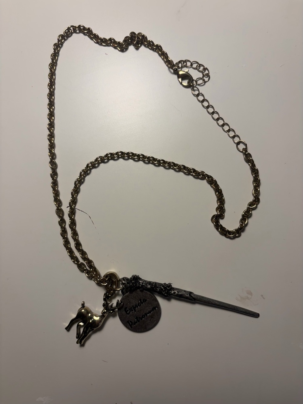 Harry Potter Expecto Patronum Charm Necklace